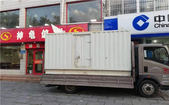 五大连池出租发电机施工案例